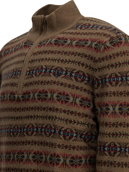Polo Ralph Lauren "Fair Isle" Half-Zip Sweater - Multicolor