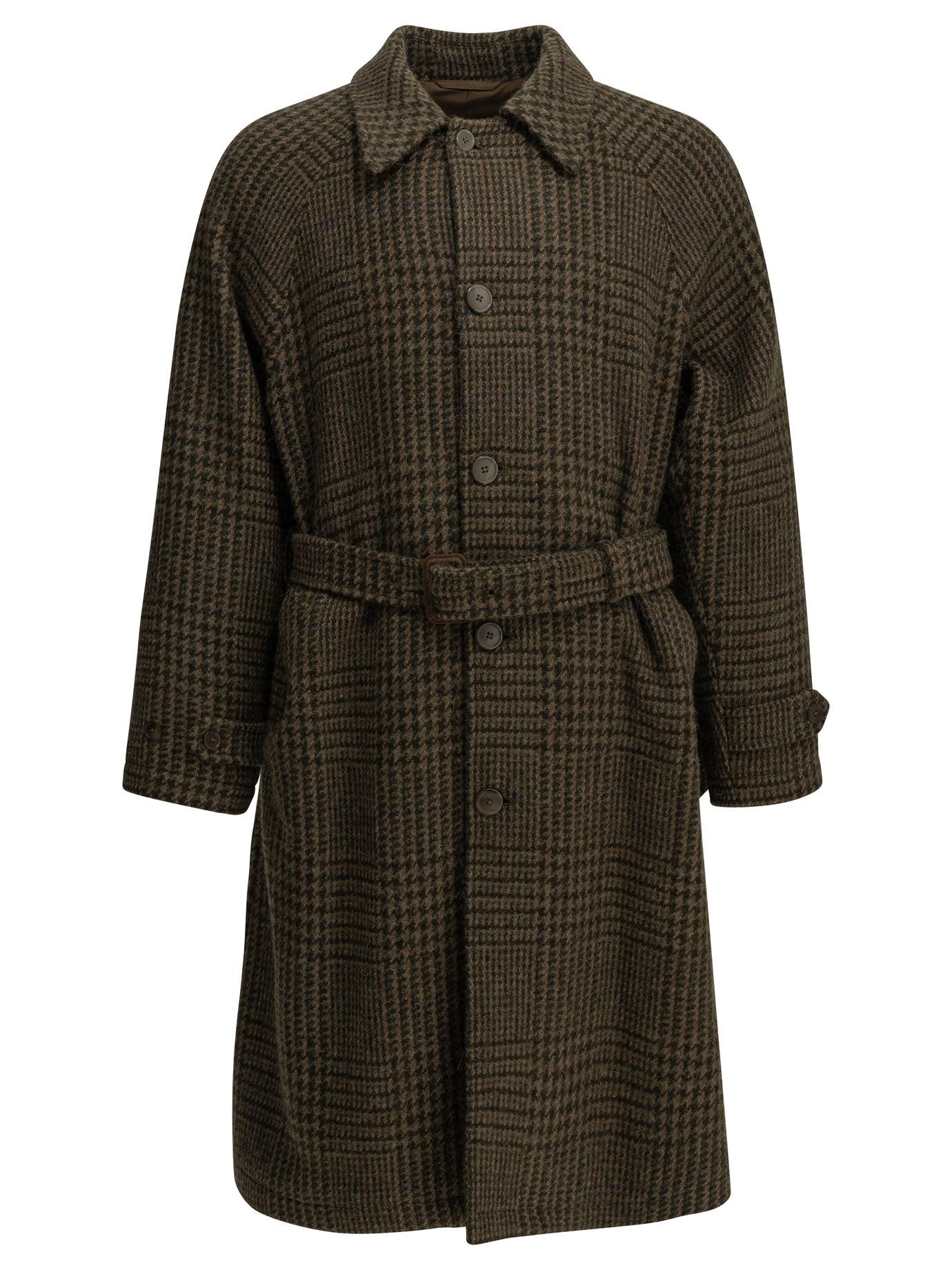 Polo Ralph Lauren "Balmacaan" Long Coat - Brown
