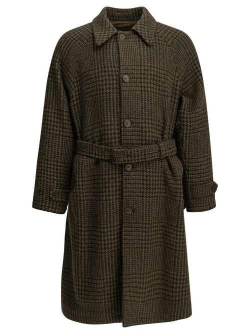 Polo Ralph Lauren "Balmacaan" Long Coat - Brown