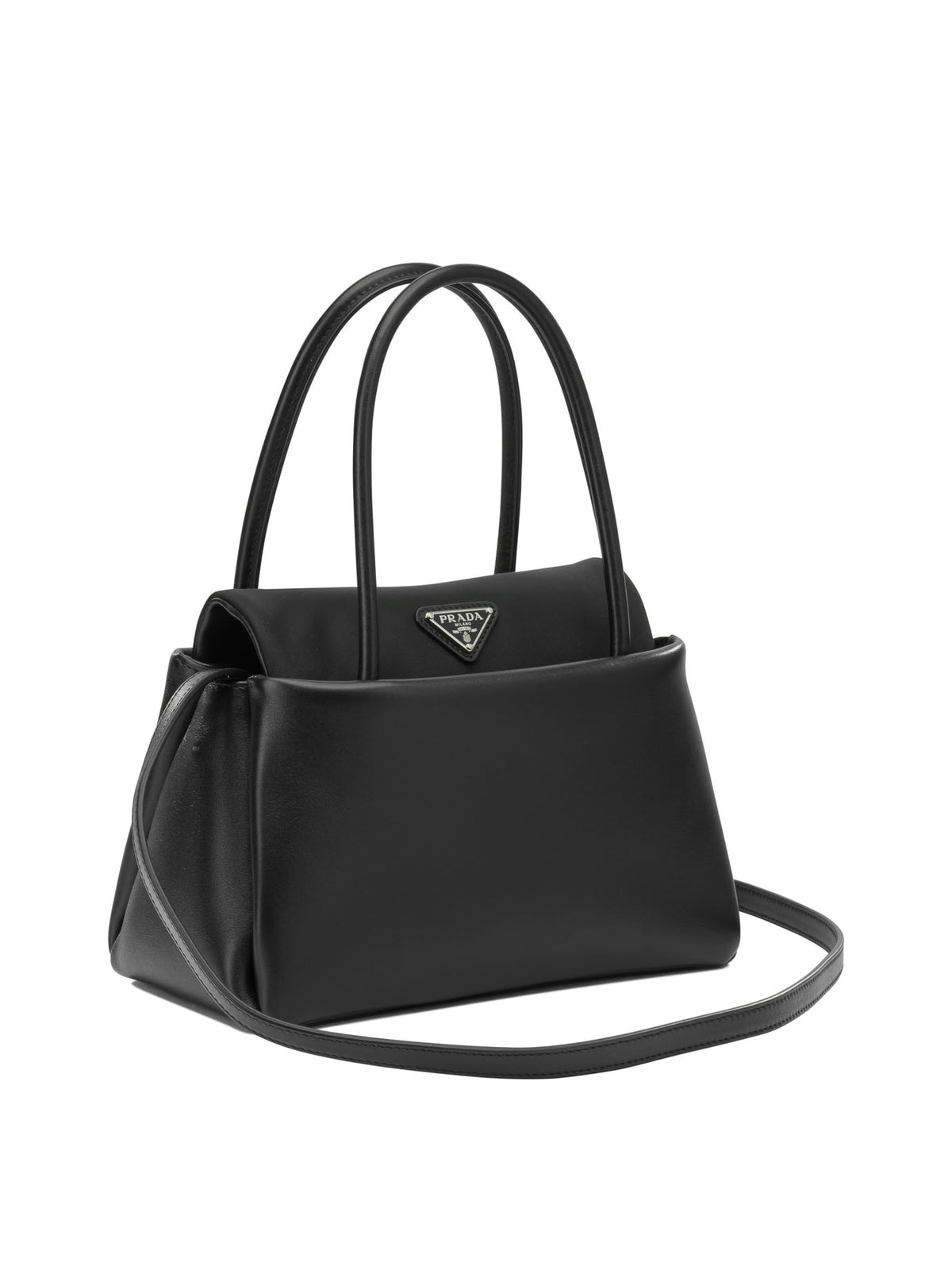 Prada "Passage" Small Shoulder Bag - Black