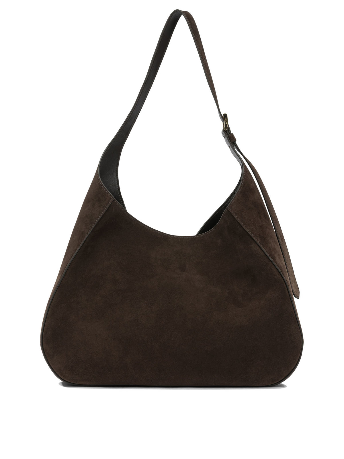 Prada "Boogie" Large Shoulder Bag - Brown