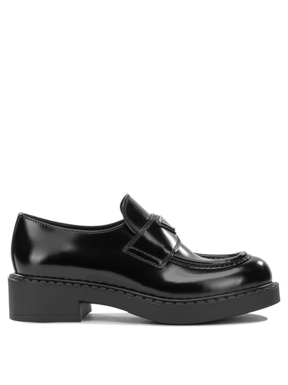 Prada "Chocolate" Loafers - Black