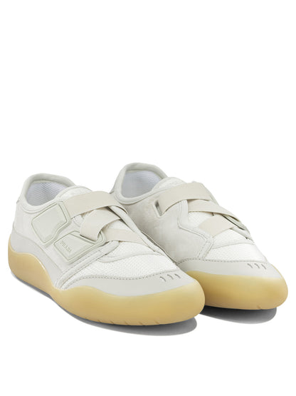 Prada "Speedrock" Low-Top Sneakers - White