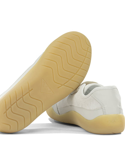 Prada "Speedrock" Low-Top Sneakers - White