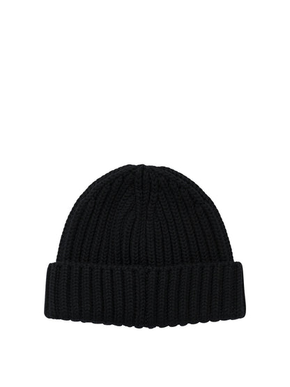 Prada Wool beanie with logo - Black