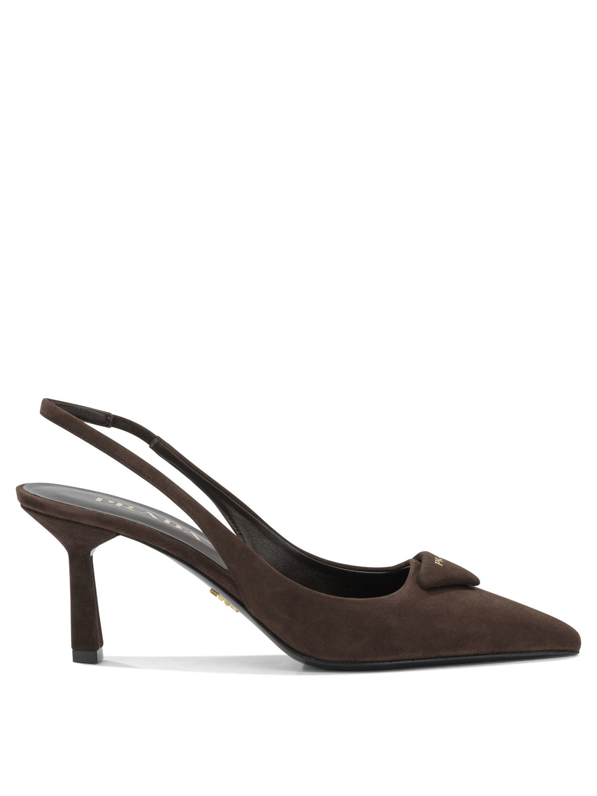 Prada Suede slingbacks - Brown