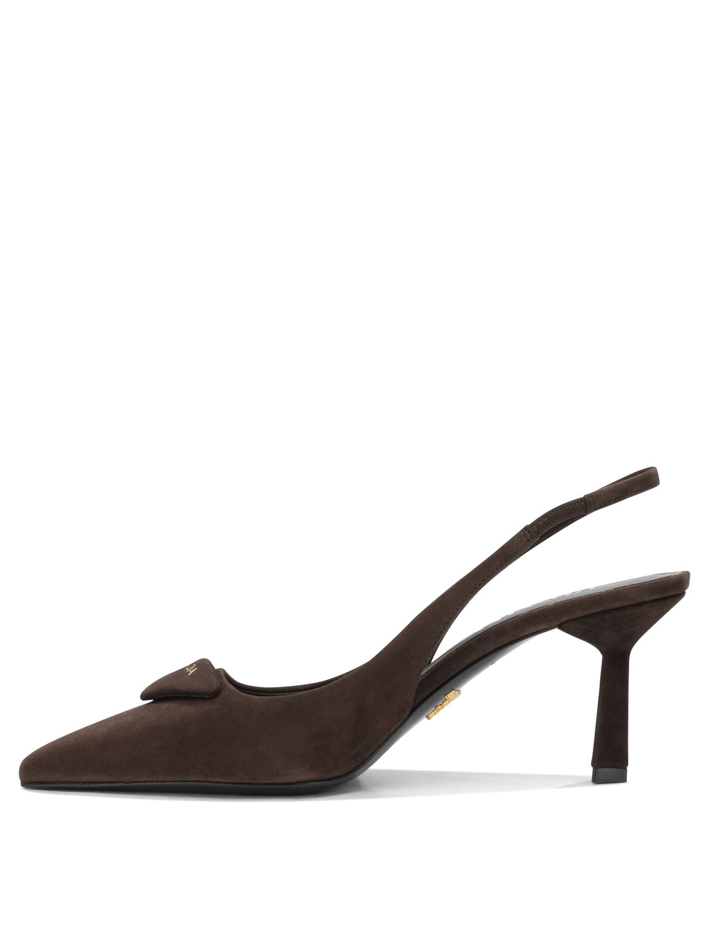 Prada Suede slingbacks - Brown