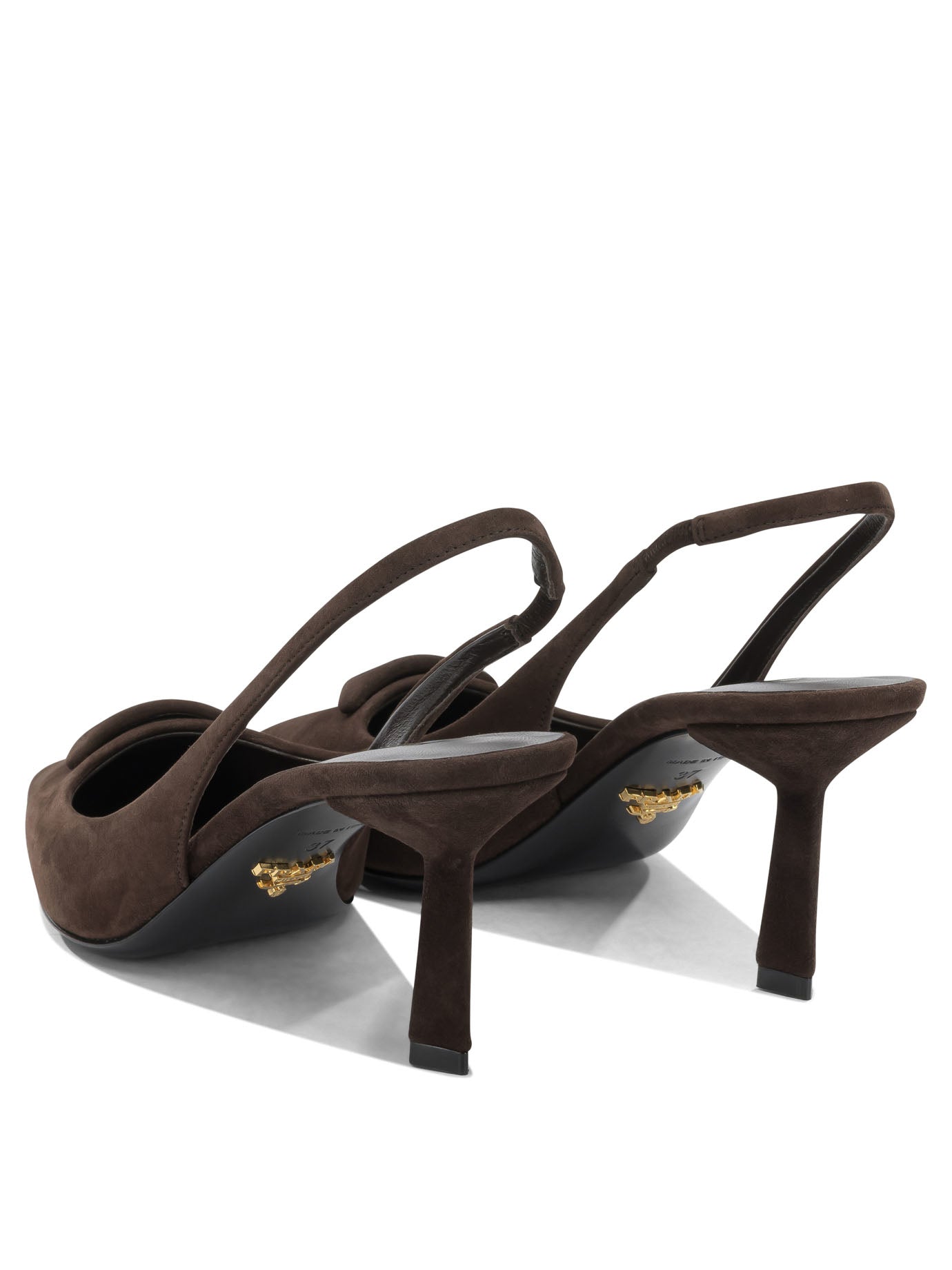 Prada Suede slingbacks - Brown