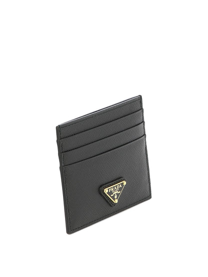 Prada Saffiano leather card holders - Black