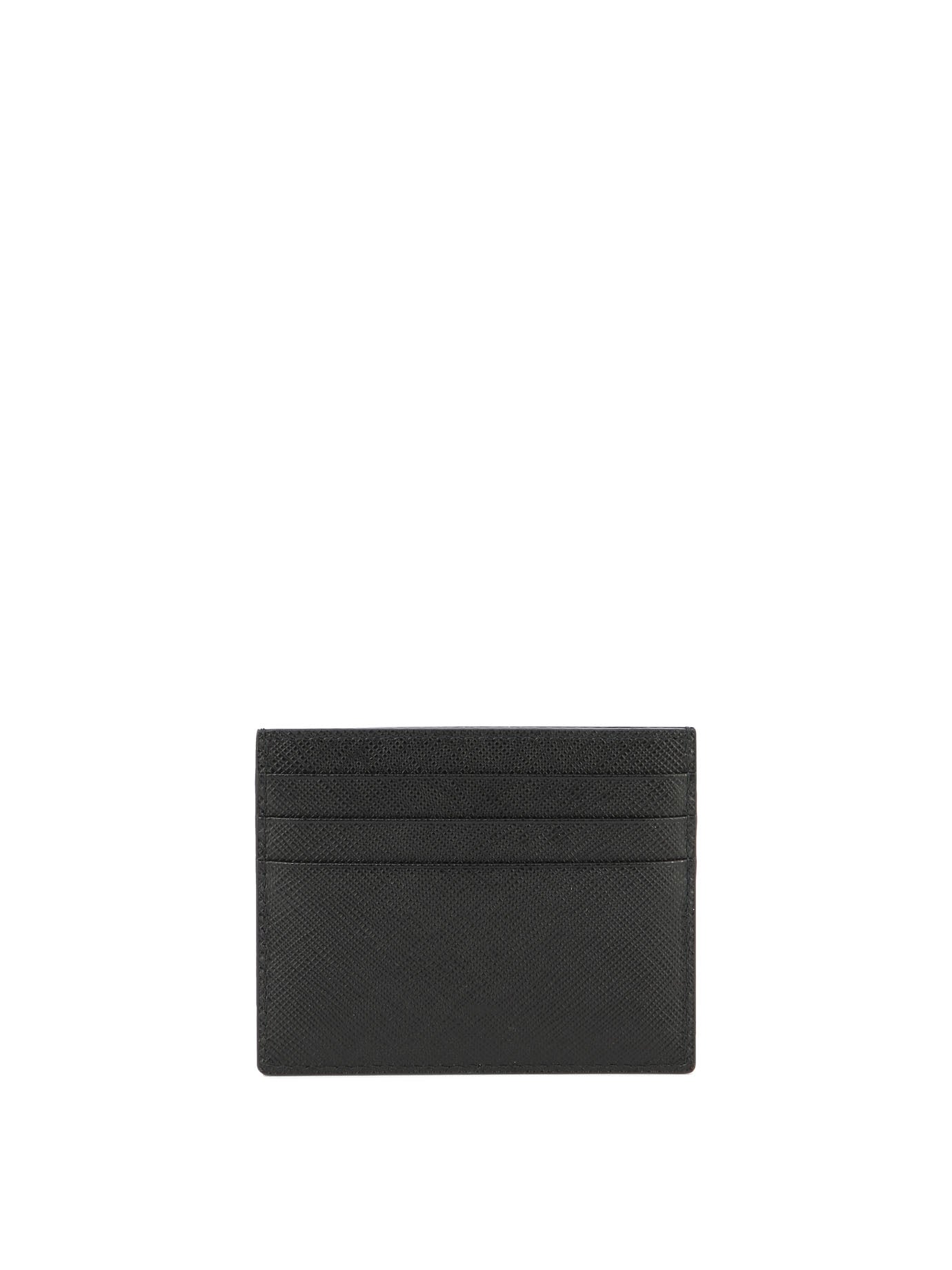 Prada Saffiano leather card holders - Black
