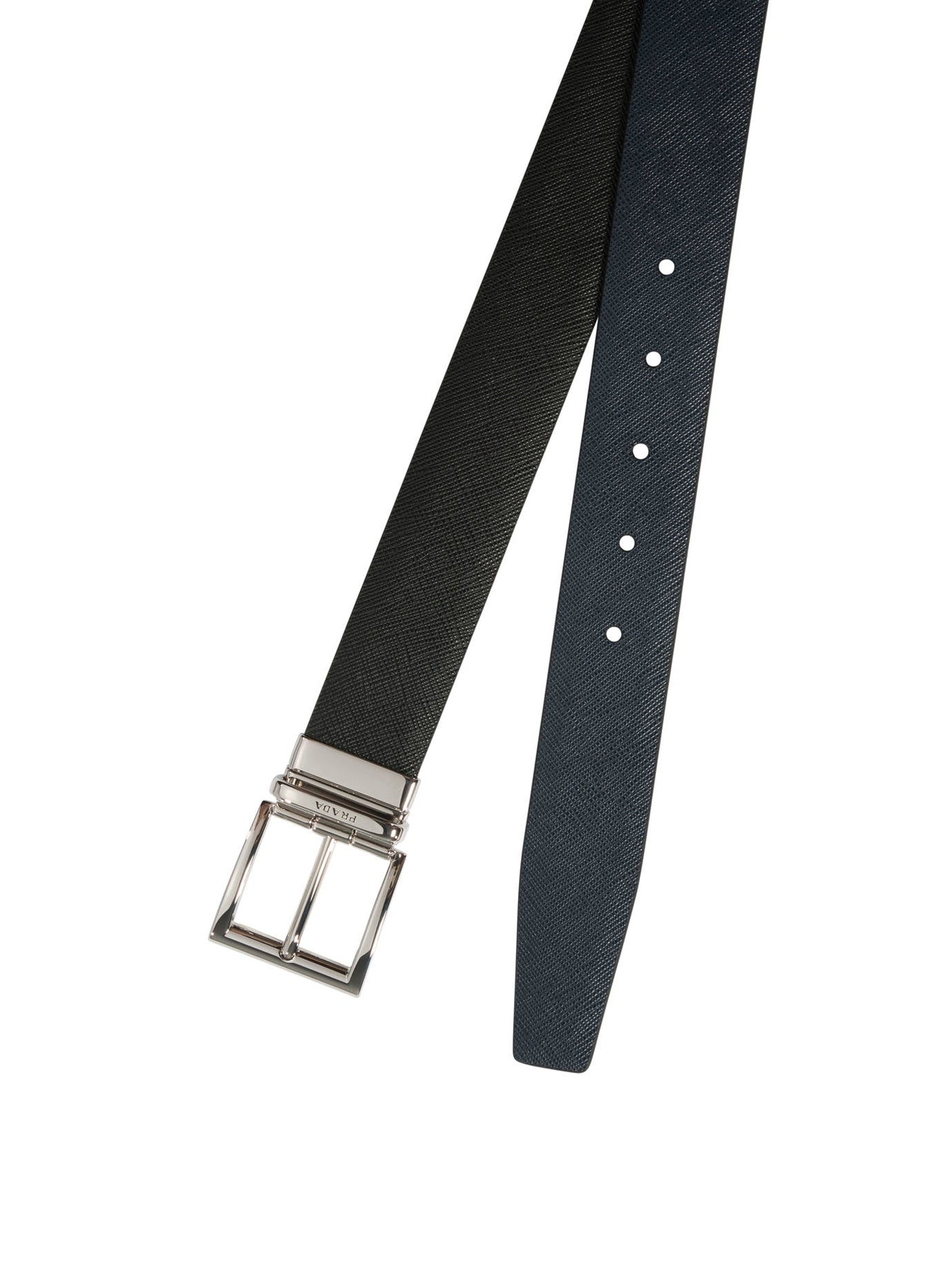 Prada Reversible belt in Saffiano leather - Black