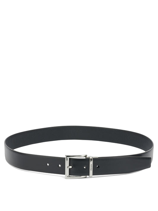 Prada Reversible leather belt - Black
