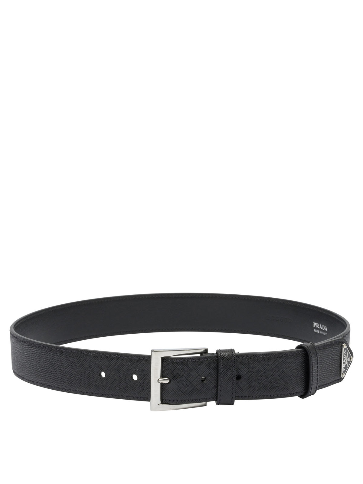 Prada Saffiano leather belt - Black