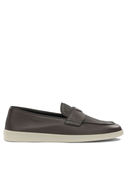 Prada Leather loafers - Brown