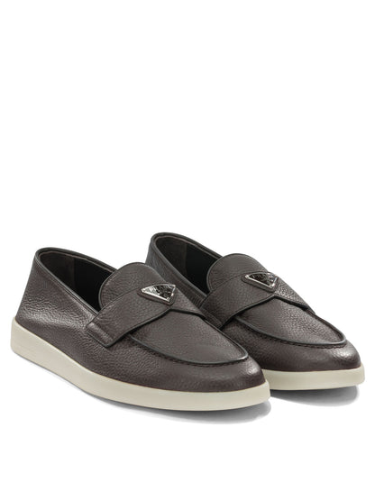 Prada Leather loafers - Brown