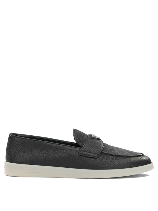Prada Leather loafers - Black