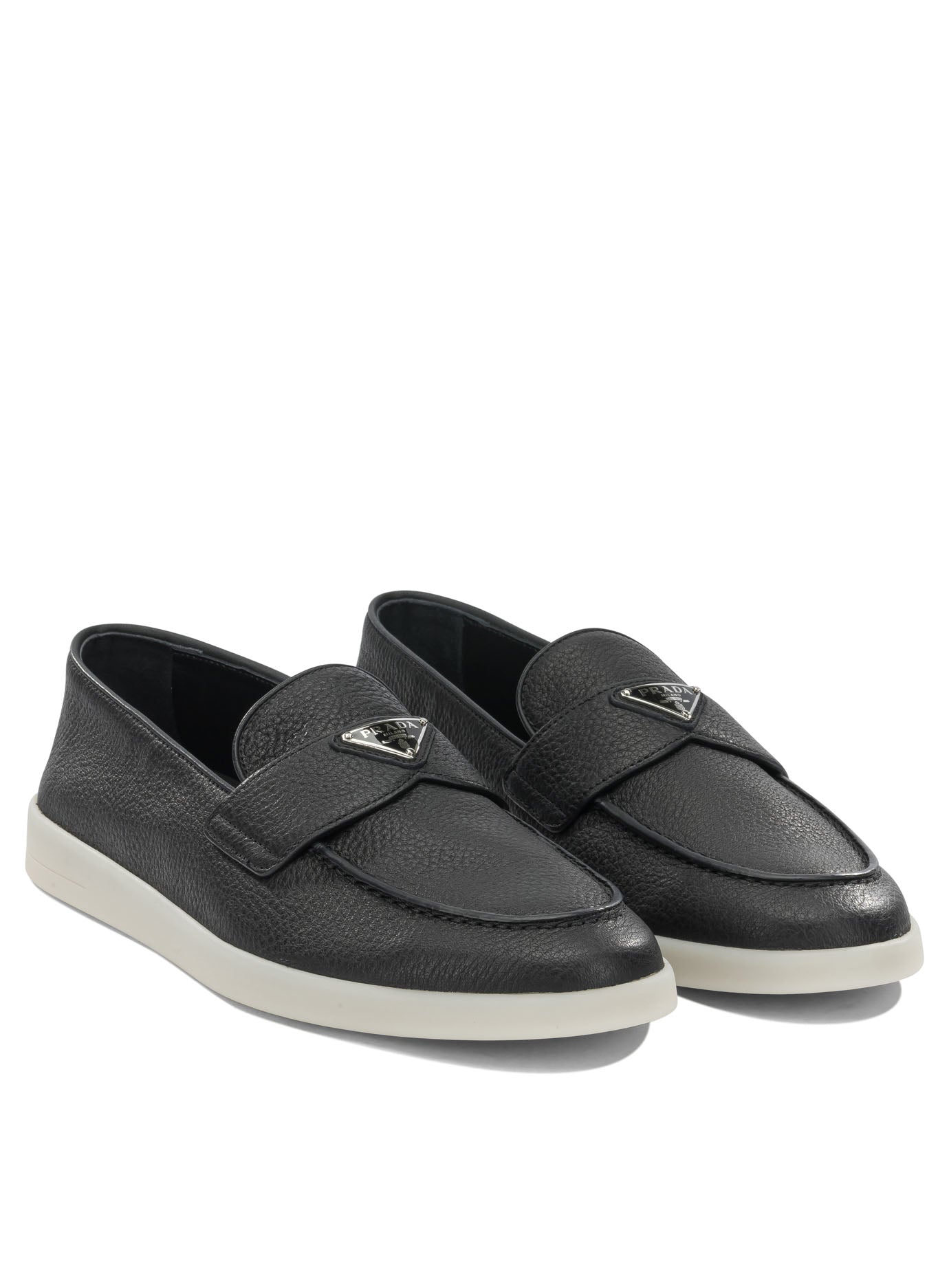 Prada Leather loafers - Black