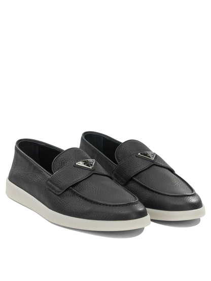 Prada Leather loafers - Black