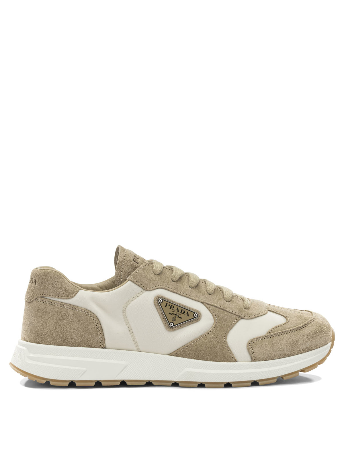 Prada "Prax" low top sneaker - Beige