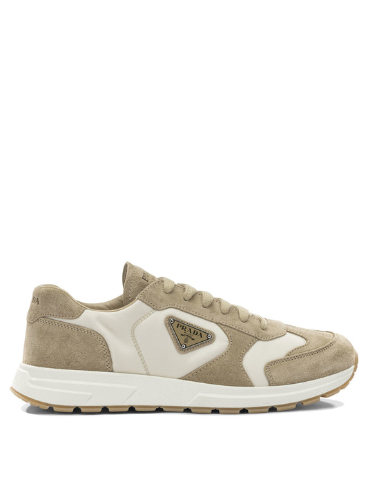 Prada "Prax" low top sneaker - Beige