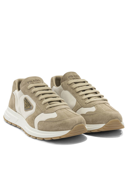 Prada "Prax" low top sneaker - Beige