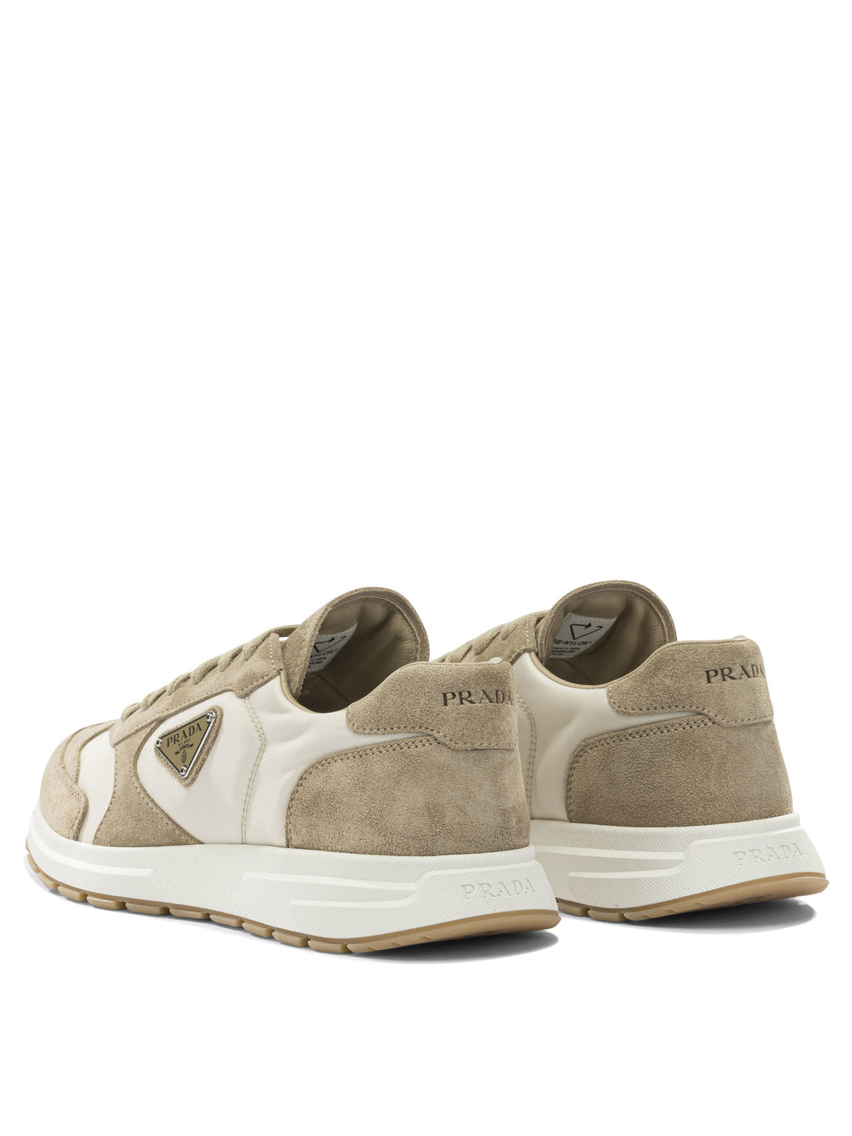Prada "Prax" low top sneaker - Beige