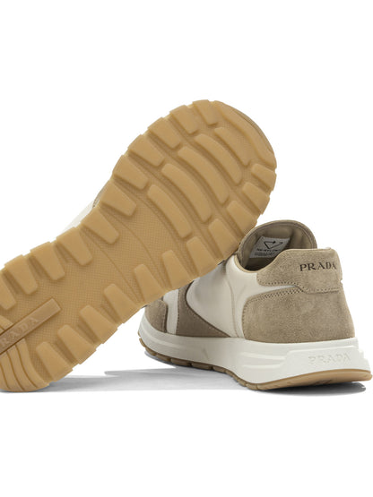 Prada "Prax" low top sneaker - Beige