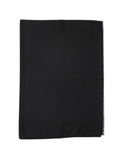 Prada Classic wool and silk scarf - Black