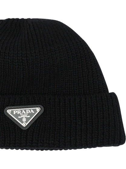 Prada Wool and cashmere beanie - Black