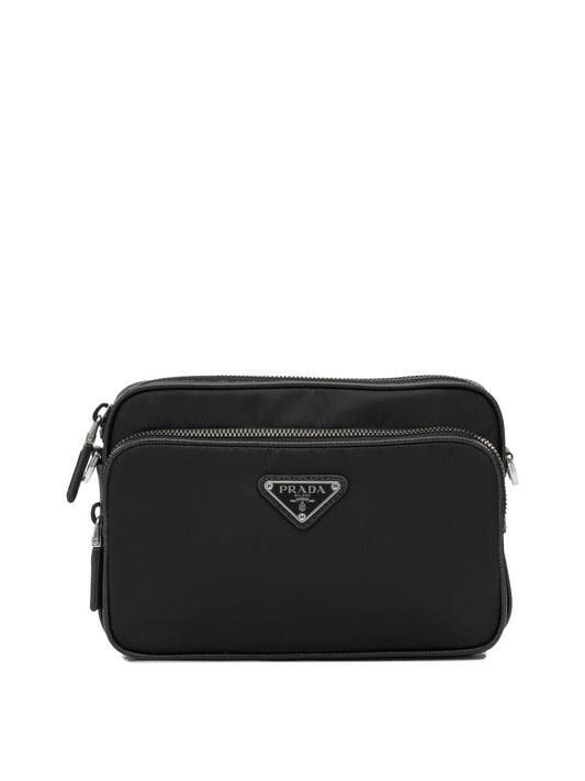 Prada Small Re-Nylon Shoulder Bag - Black