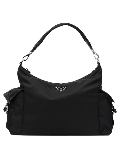 Prada "Explore" large shoulder bag - Black