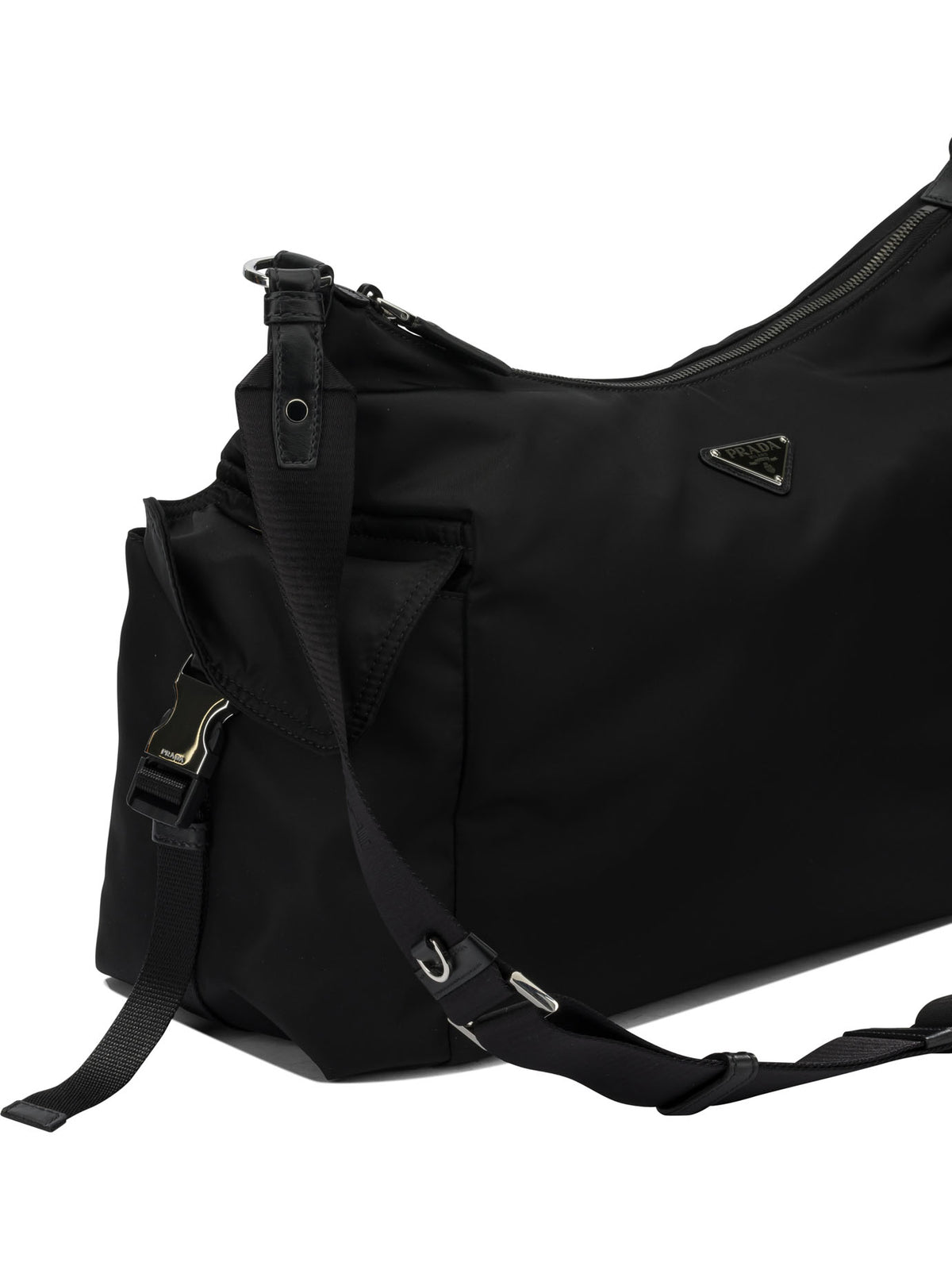Prada "Explore" large shoulder bag - Black