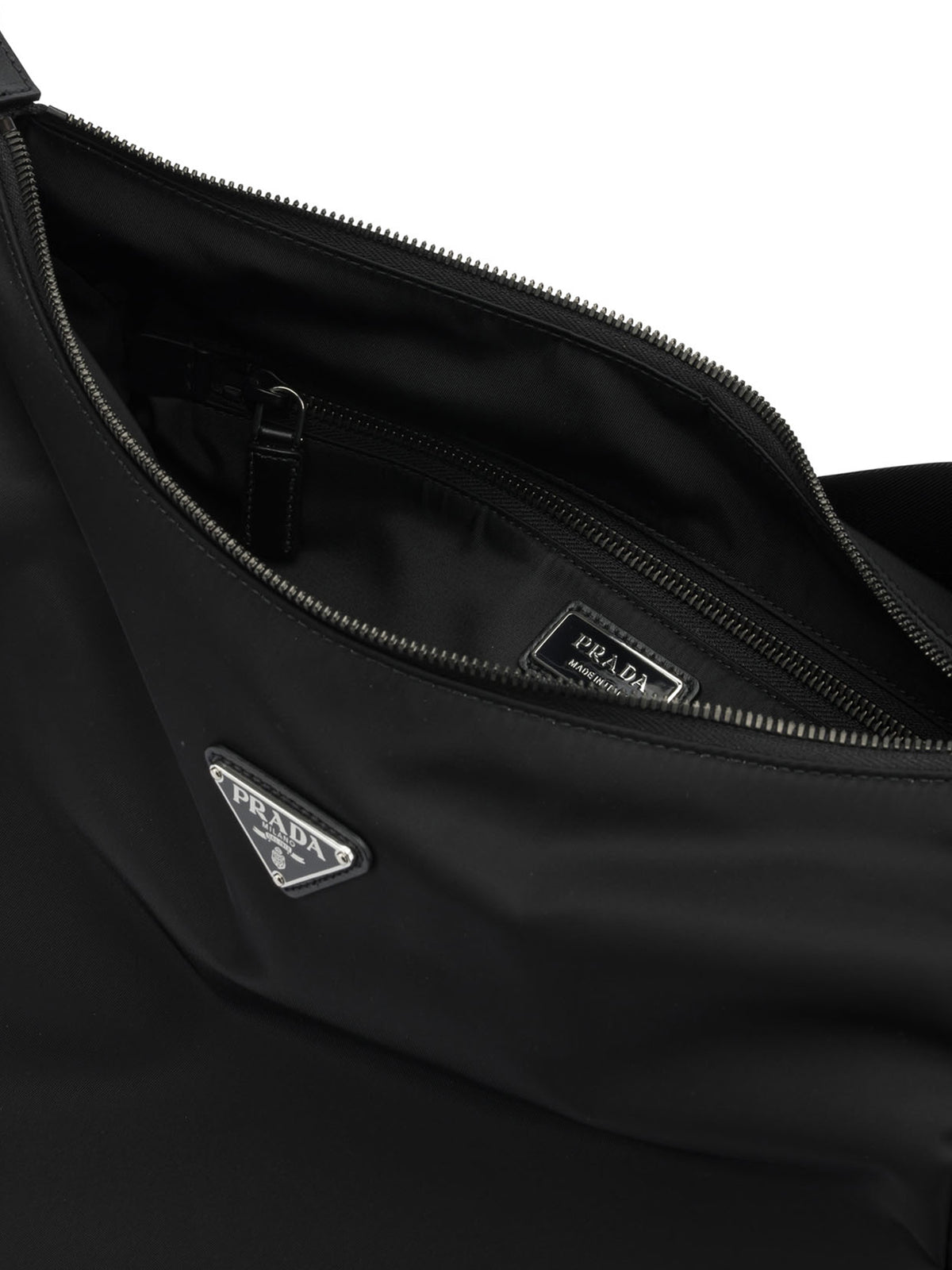 Prada "Explore" large shoulder bag - Black
