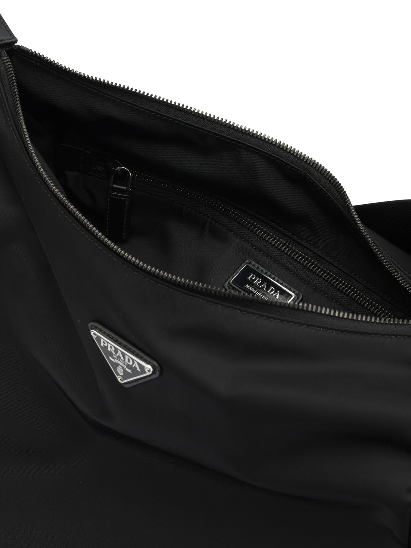 Prada "Explore" large shoulder bag - Black