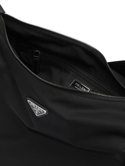 Prada "Explore" large shoulder bag - Black