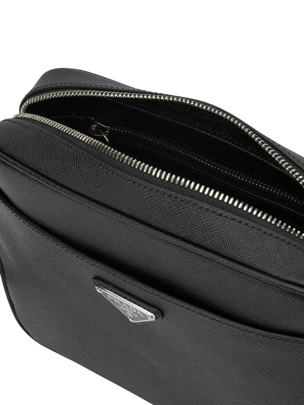Prada Small crossbody bag with logo - Black