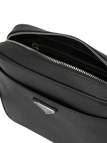 Prada Small crossbody bag with logo - Black