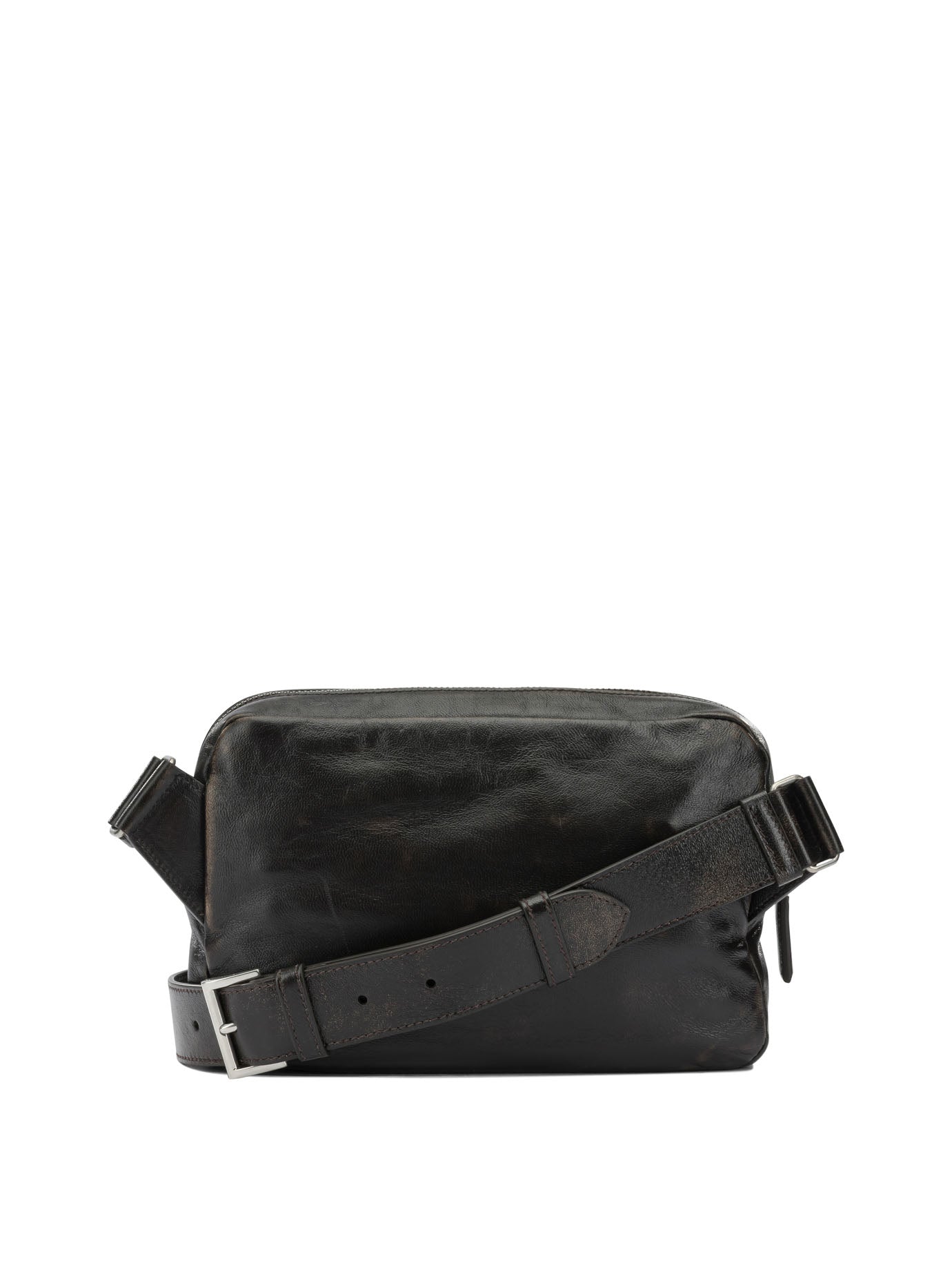 Prada Small leather crossbody bag - Brown
