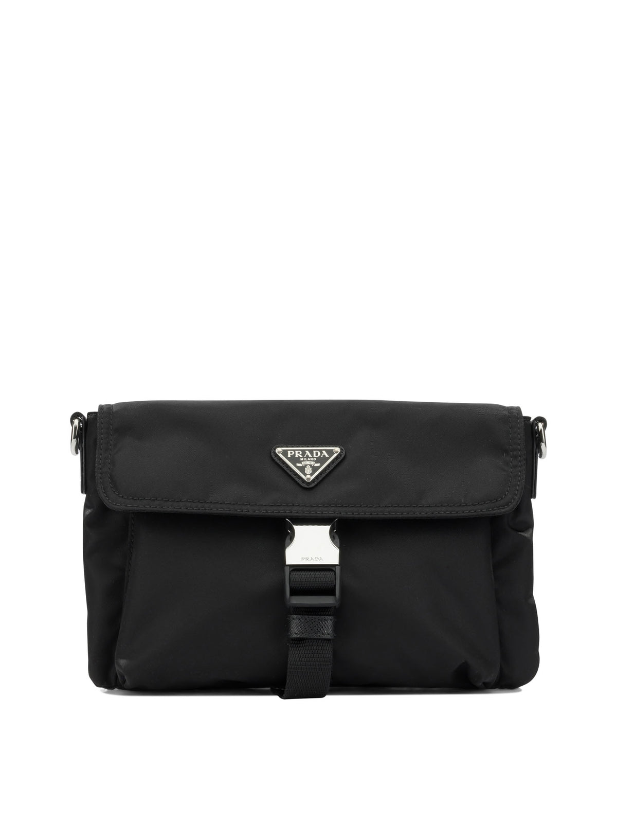 Prada Small Re-Nylon Croosbody Bag - Black