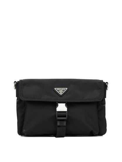 Prada Small Re-Nylon Croosbody Bag - Black