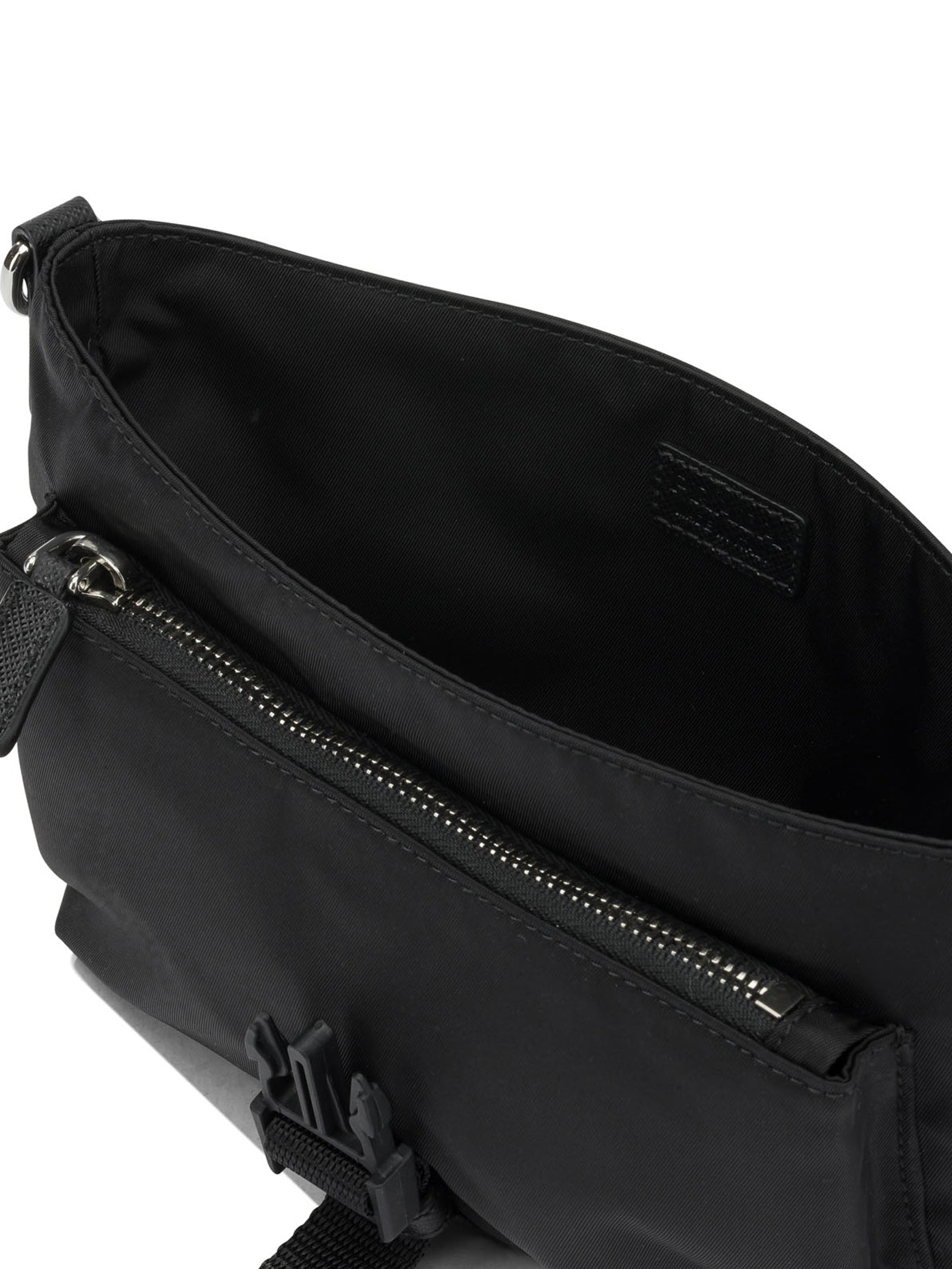 Prada Small Re-Nylon Croosbody Bag - Black