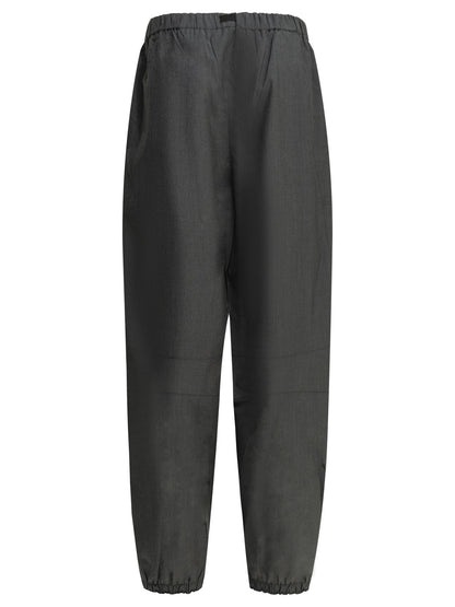 Prada Wool Parachute Pants - Grey