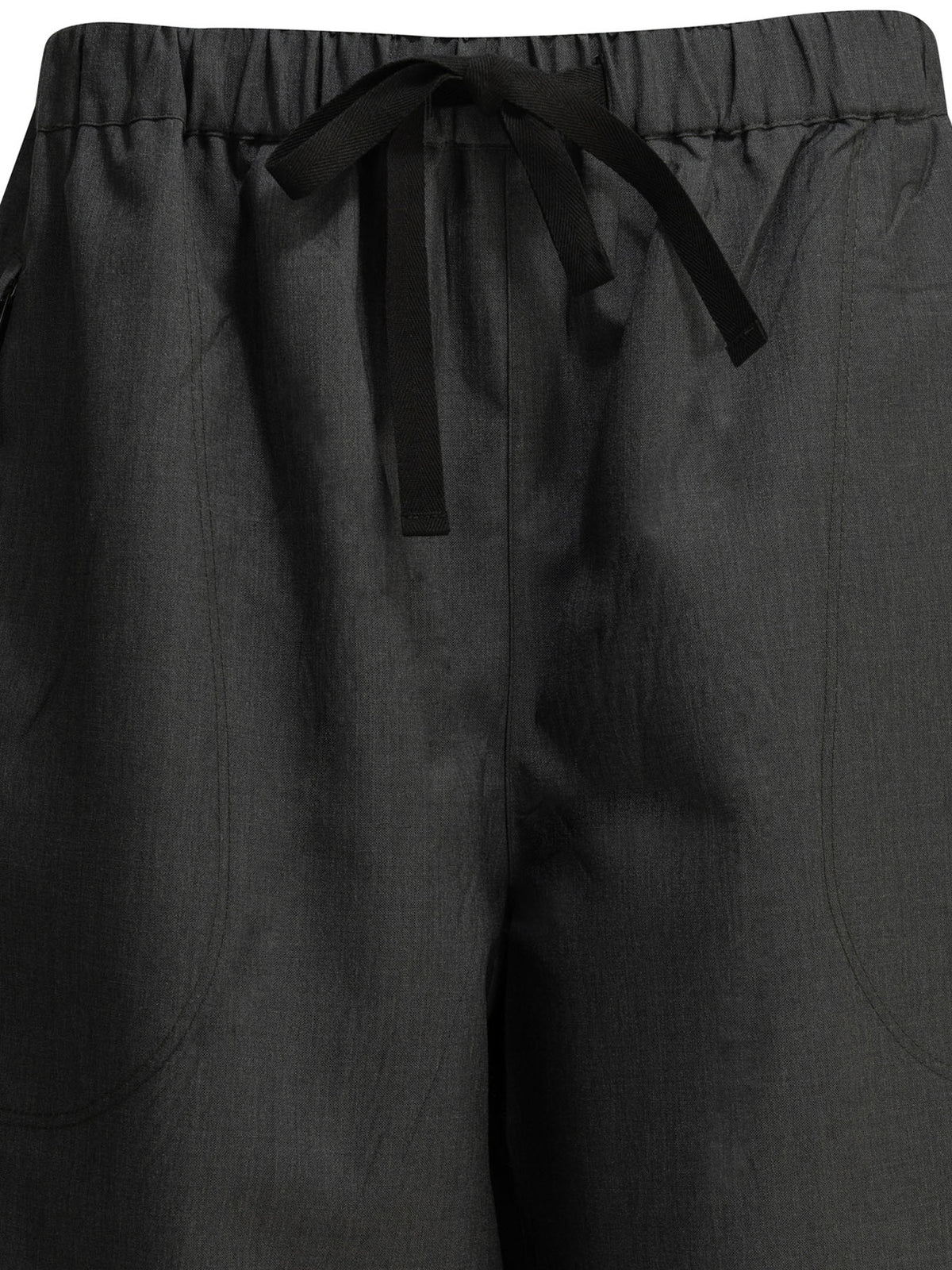Prada Wool Parachute Pants - Grey