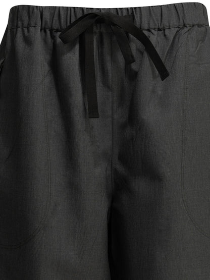Prada Wool Parachute Pants - Grey