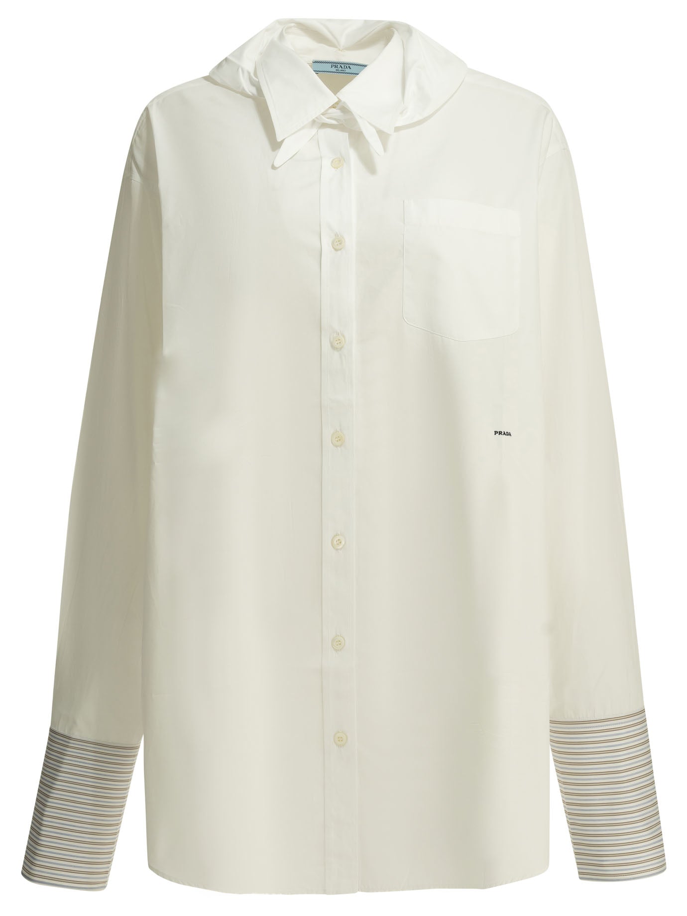Prada Casual shirt with logo - White