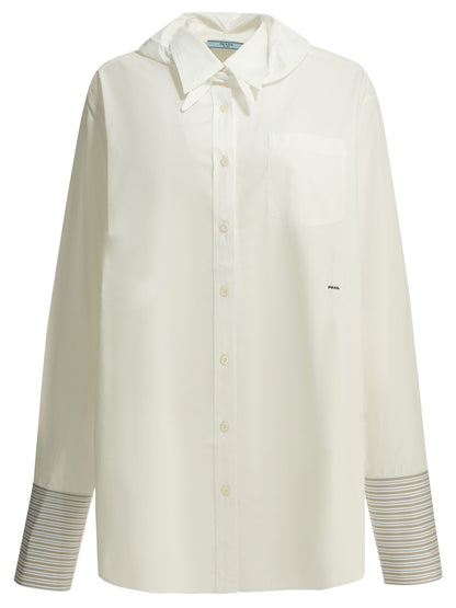 Prada Casual shirt with logo - White