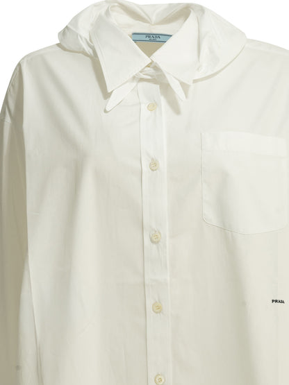 Prada Casual shirt with logo - White