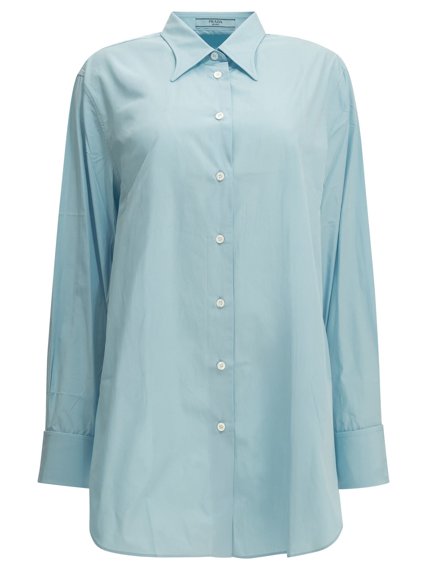 Prada Casual poplin shirt - Light Blue