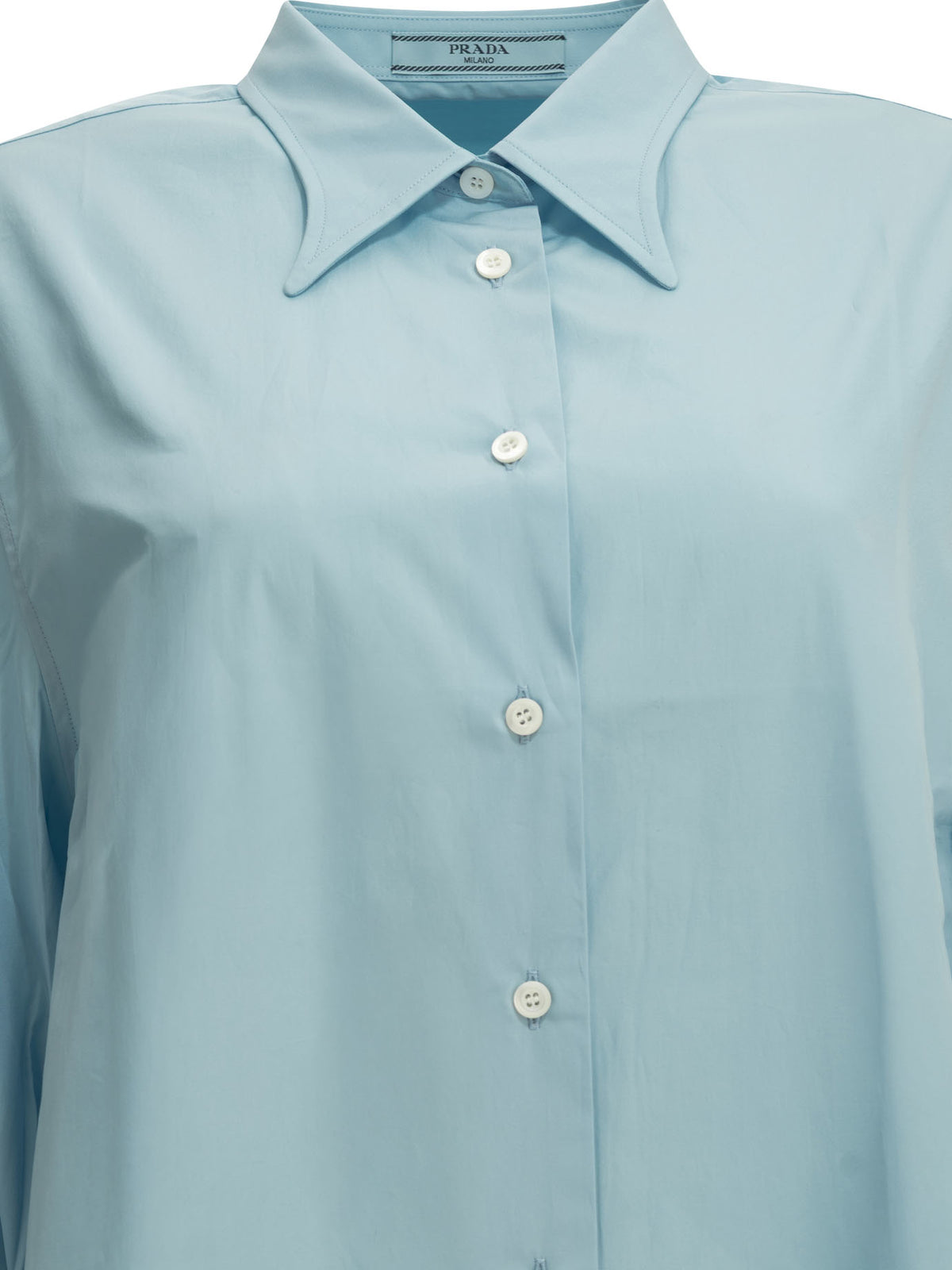 Prada Casual poplin shirt - Light Blue