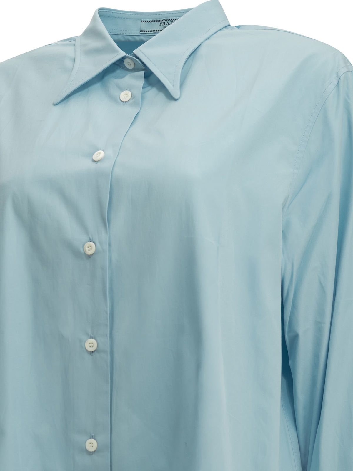 Prada Casual poplin shirt - Light Blue